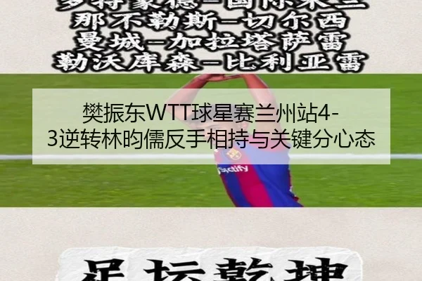 樊振东WTT球星赛兰州站4-3逆转林昀儒反手相持与关键分心态